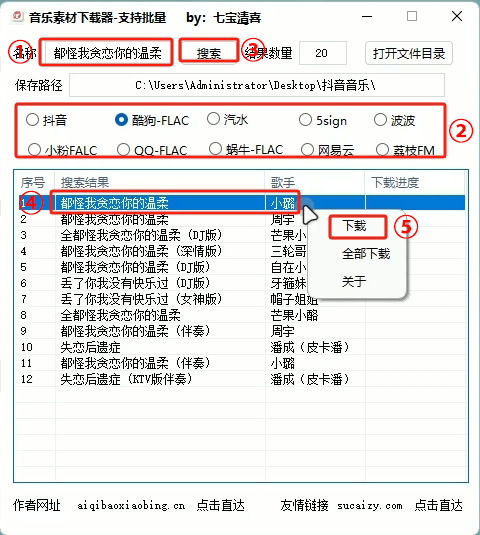 图片[1]-一键解锁全网无损音源！免安装极速下载器，抖音/QQ/网易云等八大平台音乐自由收藏！-凤翼天翔剧社