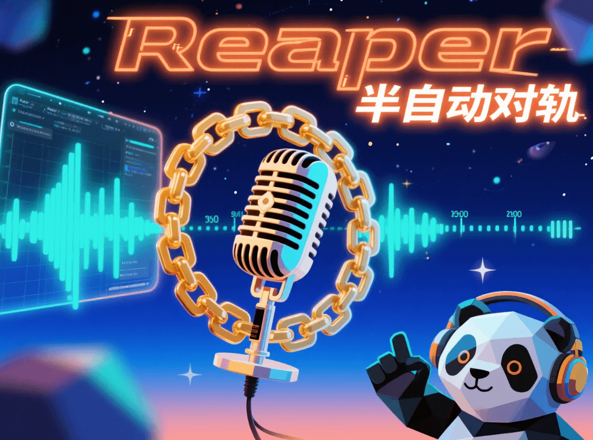 🎧【效率翻倍！Reaper半自动对轨神器拯救崩溃的你】💥-凤翼天翔剧社